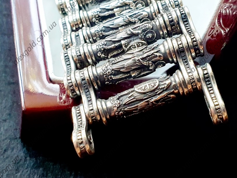 Эксклюзивный браслет серебро с архангелами  