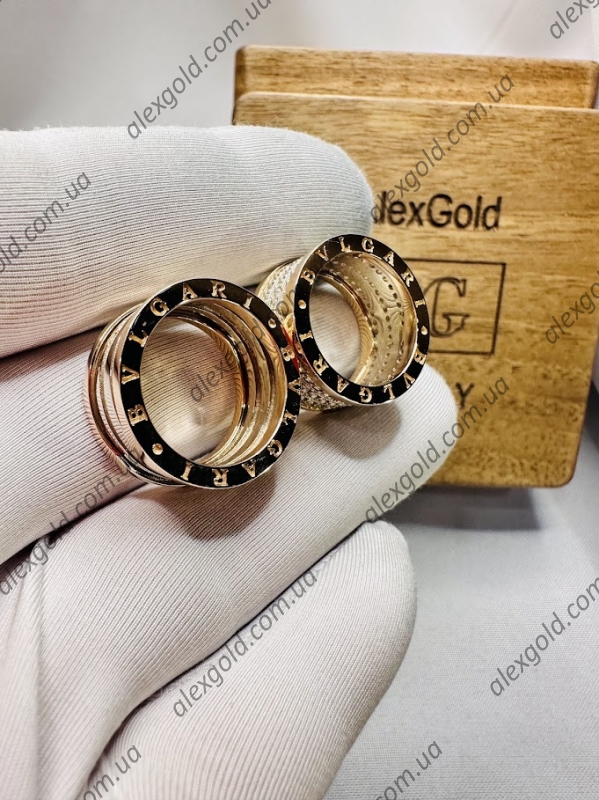 Парні кільця широкі обручки золоті Bulgari Парні кільця широкі обручки золоті Bulgari
