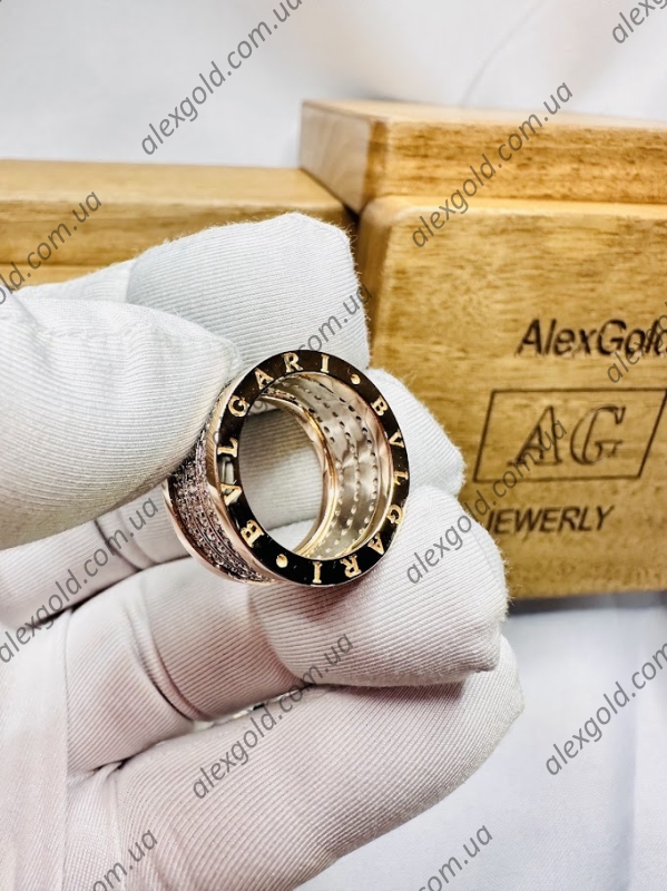 Парні кільця широкі обручки золоті Bulgari Парні кільця широкі обручки золоті Bulgari