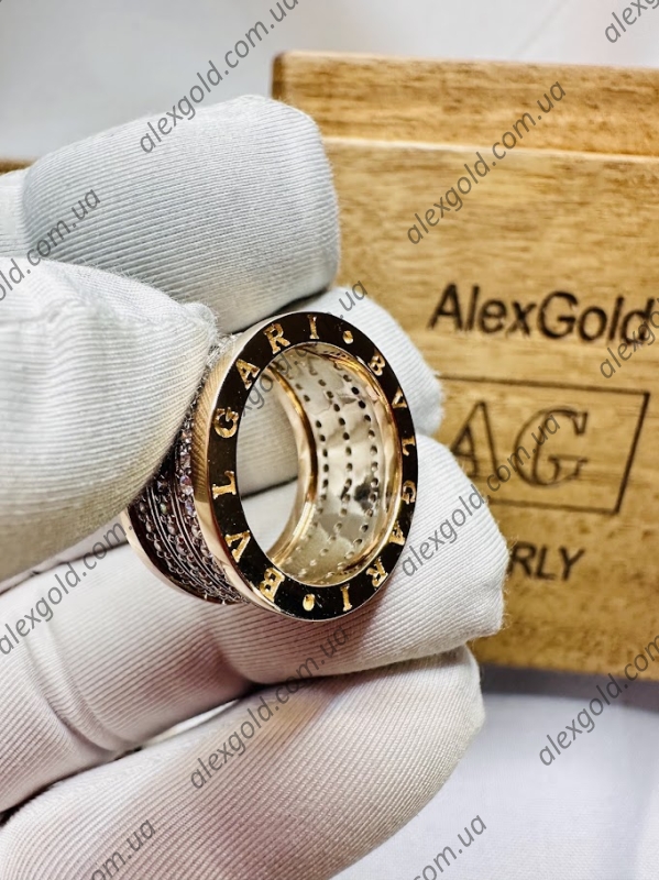 Парні кільця широкі обручки золоті Bulgari Парні кільця широкі обручки золоті Bulgari