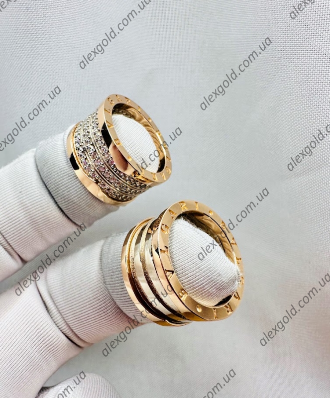 Парні кільця широкі обручки золоті Bulgari Парні кільця широкі обручки золоті Bulgari