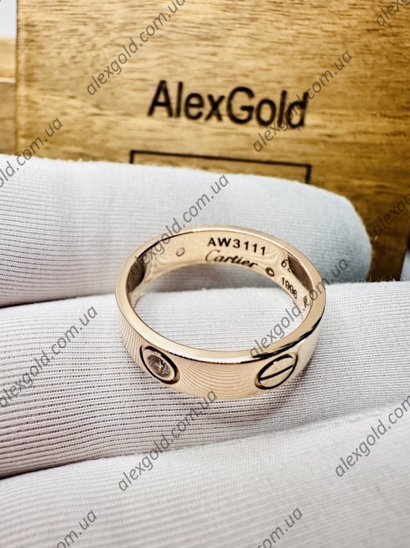 Кільце Cartier Love з камнями Кільце Cartier Love з камнями