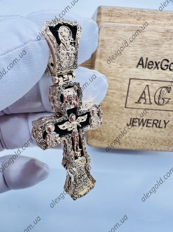 Хрест золото на дереві ебен Хрест золото на дереві ебен