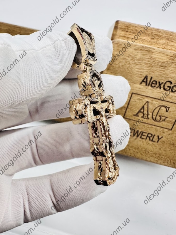 Хрест золото на дереві ебен Хрест золото на дереві ебен