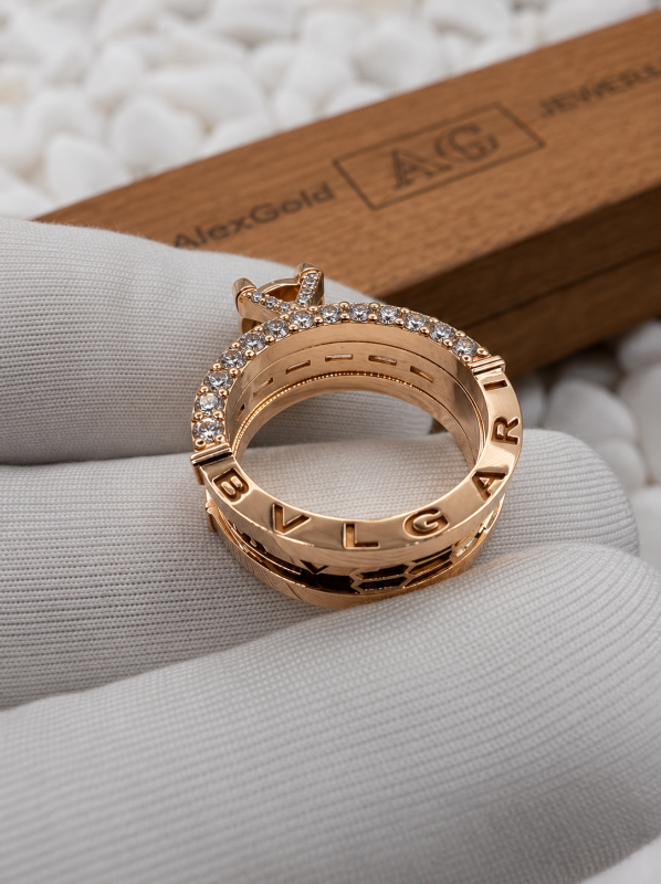 Жіноча каблучка BVLGARI трансформер