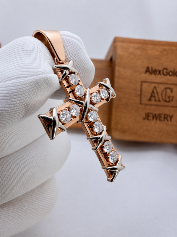 Золотий хрест Tiffany X