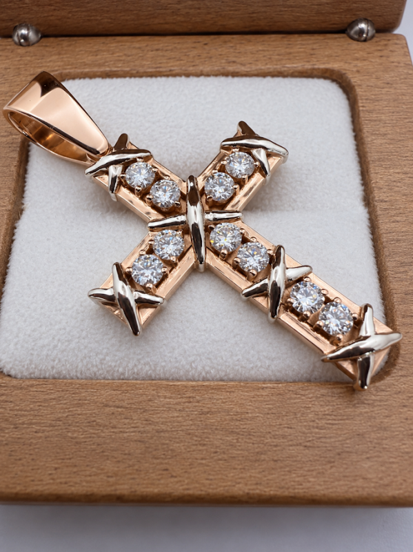 Золотий хрест Tiffany X